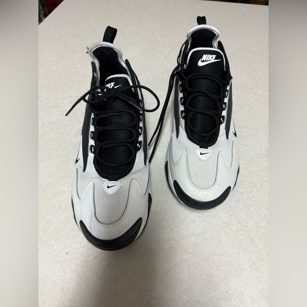 Nike Black and White Sneakers with Chunky Sole